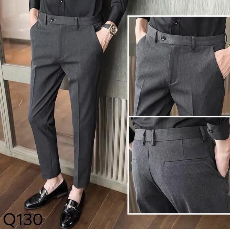 Quần tây âu nam vải SPANDECK cao cấp dày dặn mã Q130 Menswear Pants quandai  nam 2