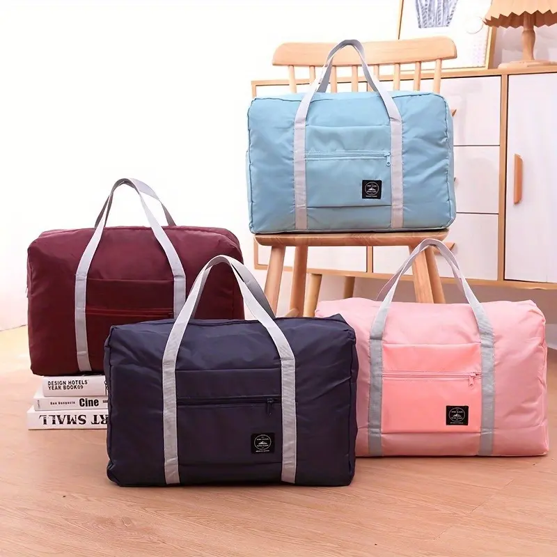 Lightweight Portable Travel Duffle Bag with Large Capacity and Zipper - Perfect for Toiletries and Wash Items
