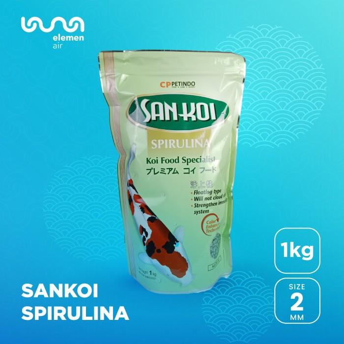SANKOI SPIRULINA 1KG SIZE SMALL PAKAN IKAN (2mm)| KOI FOOD SPECIALIST ...