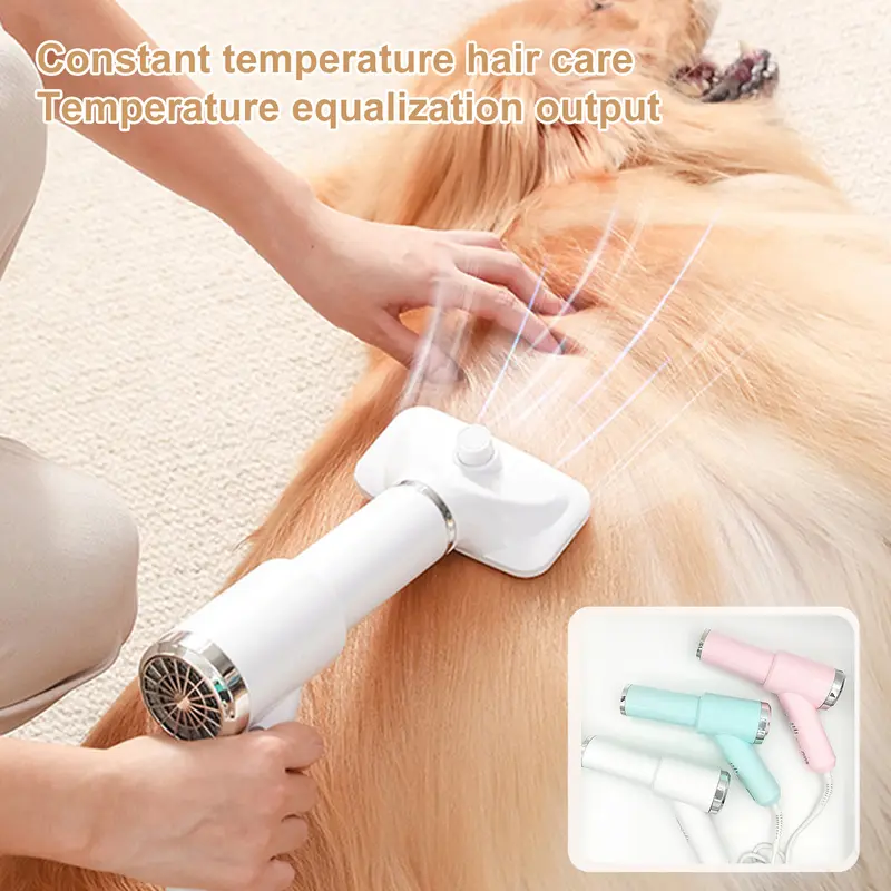 Máy sấy lông thú cưng, 1 bộ, Đa chức năng, thổi đồng đều, chất liệu ABS, 2 trong 1, nhanh khô, thích hợp cho gia đình 0