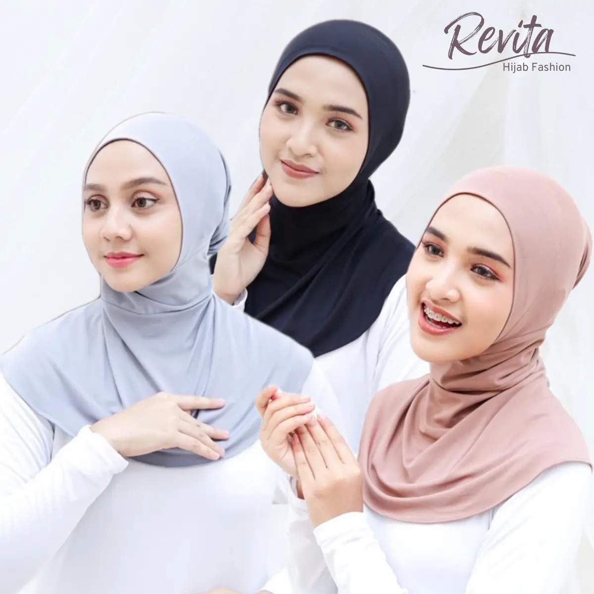 Vanessa Hijab - Ciput Ninja Anti Budeg Daleman Hijab Instan Bahan Jersey Kerudung