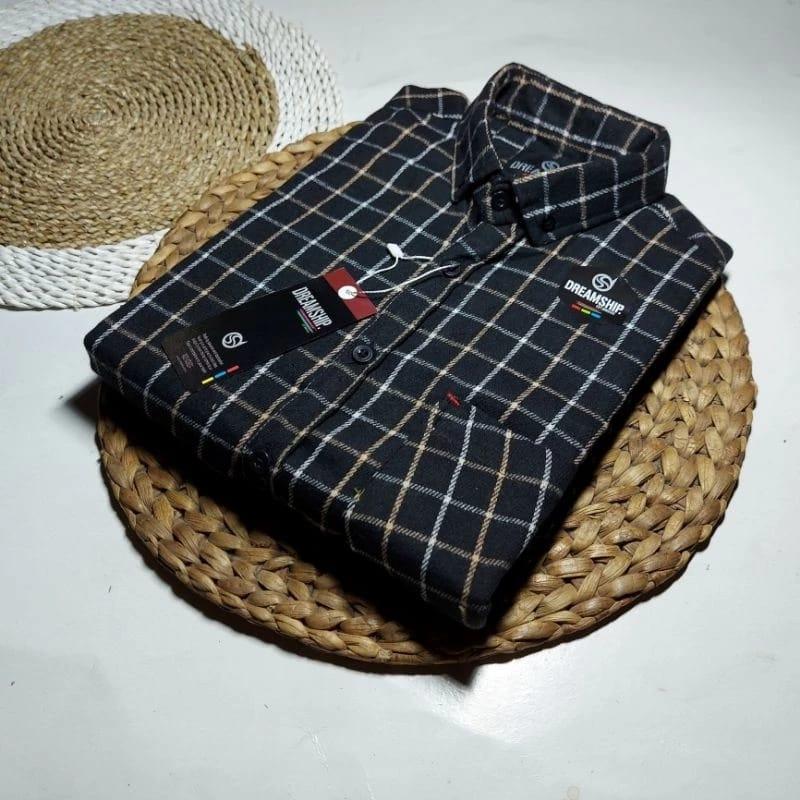 Kemeja Flanel Lengan Pendek Pria / Kemeja Cowo / Kemeja Cowok Dewasa / Kemeja Fanel / Kemeja Kotak / Kemeja Flanel Cowok / Kemeja Cowok Keren Baju Distro Standar 2
