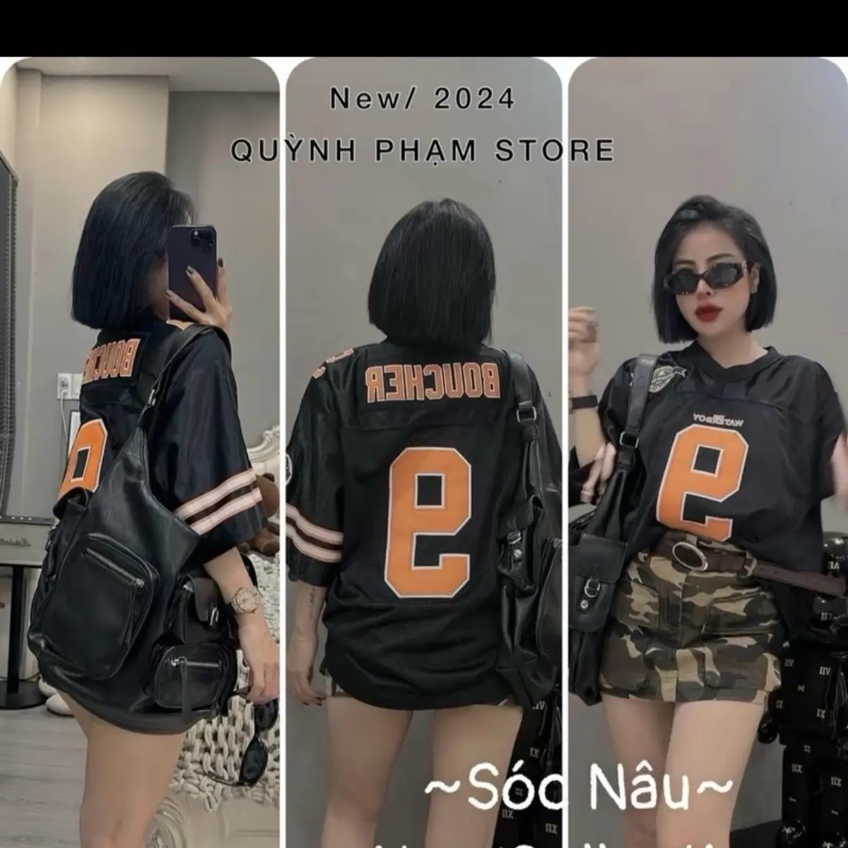 Sale áo phông số 9 thêu hót hít Hàng Quảng Châu Cao Cấp Nữ Women Top -HAstore