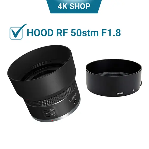 Loa che nắng cho lens Hood lens canon RF 50STM