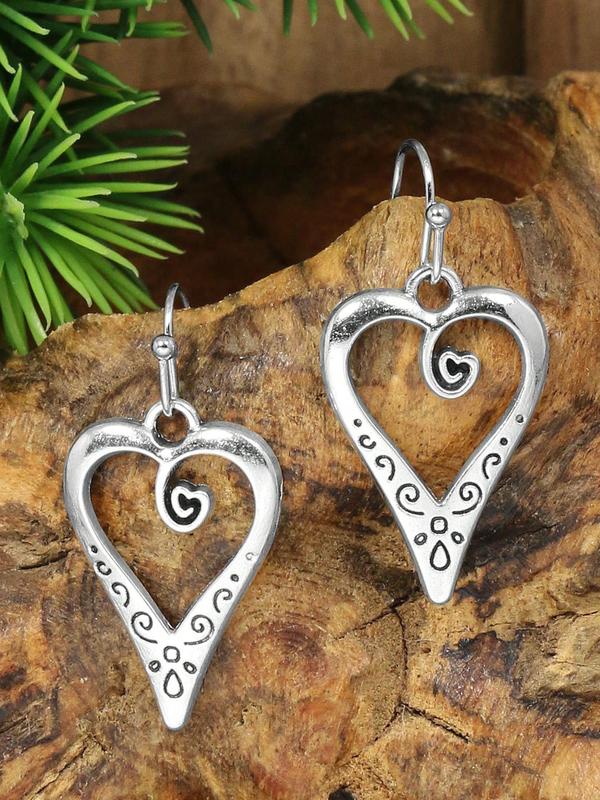 Trendy All-match Vintage Style Design Drop Earrings, Boho Style Dangle Earrings (16 Pairs), Retro Style Earrings for Women, Fashion Jewelry for Party, Daily Clothing Decor 7