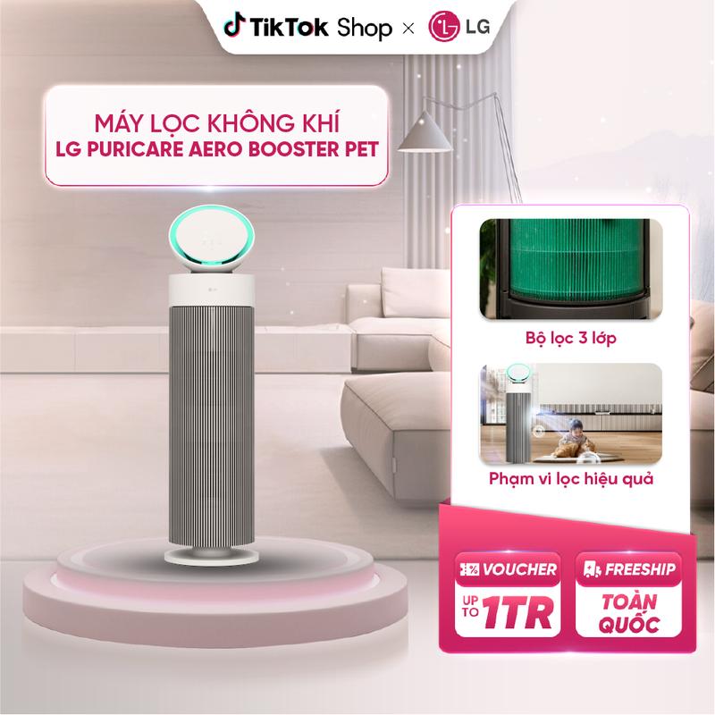  Máy lọc không khí LG PuriCare Aero Booster Pet AS55GGSY0.ABAE 