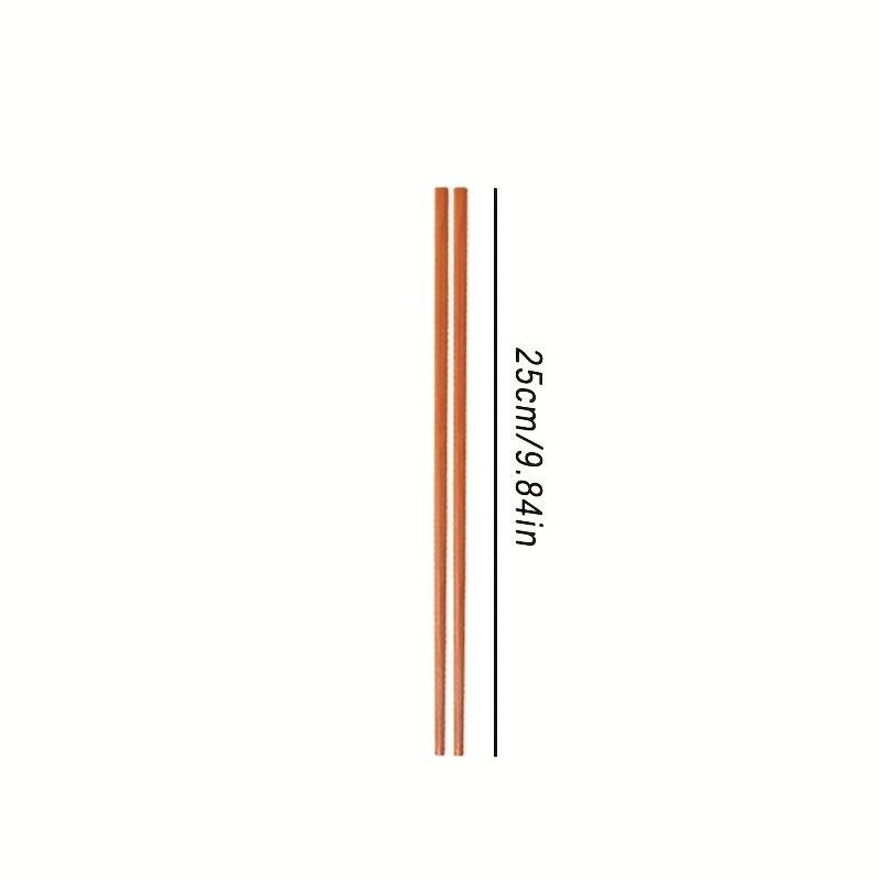 Product Introduction of Wooden Chopsticks, 10 Pairs Reusable Chinese Chopsticks, Natural Health Restaurant Chopsticks, Kitchen Utensils for Home Dining Room Picnic 1