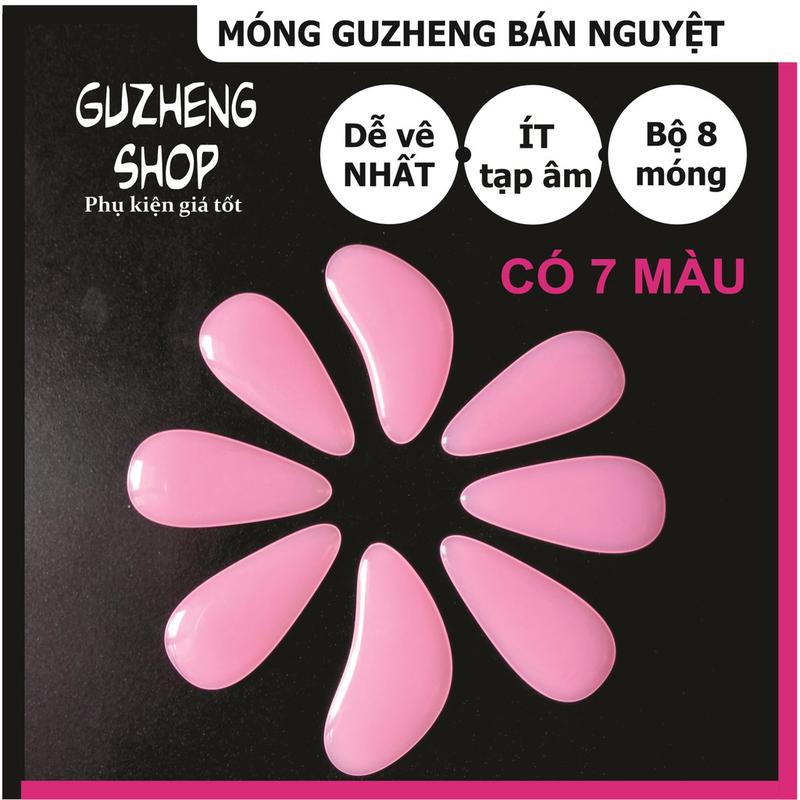 Móng Guzheng bán nguyệt thiết kế đẹp dễ vê, gảy đàn cổ tranh chuyên nghiệp loại…