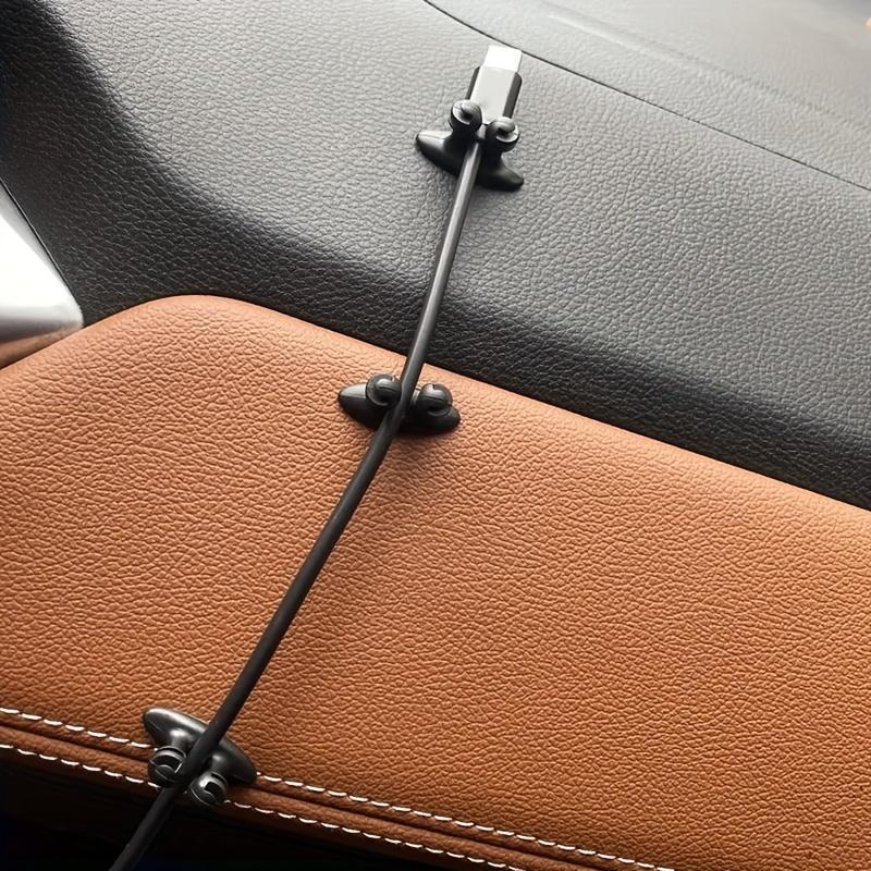 Product Introduction of Car Charger Cable Management Clip, Car Dashboard Charging Cable Manager, Cable Line Retainer Buckle Clip, Universal Car Interior Accessories 10