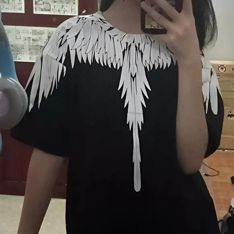 Áo Phông Cánh Chim Trắng Form Rộng Đẹp - Áo phông nam nữ Unisex chất Poly thoáng khí hottrend 2023 H51 Women Top