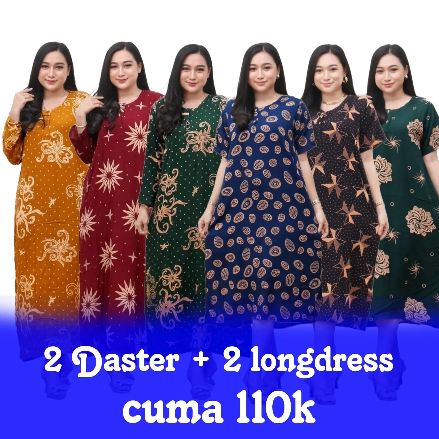 paket murah 2 daster 2 longdress