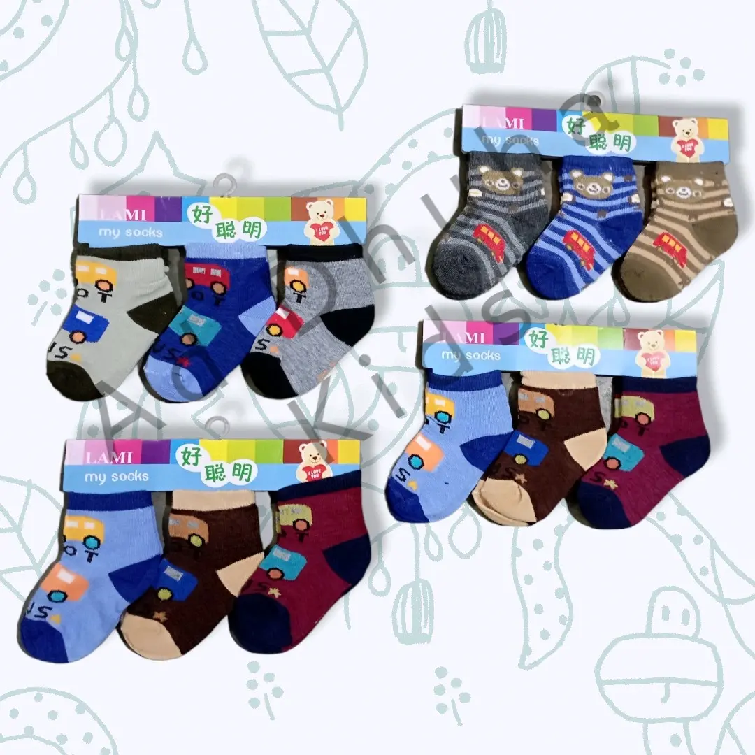kaos kaki lucu Newborn bayi laki-laki bayi perempuan boy girls
