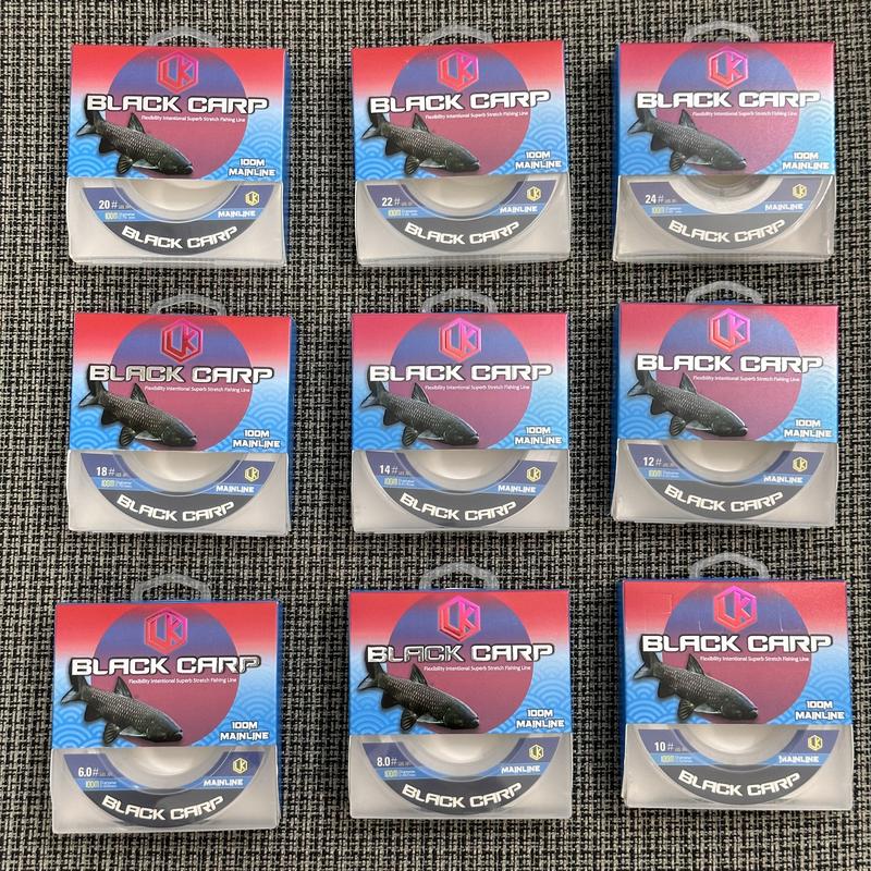 [LK HÒA] DÂY CƯỚC CHUYÊN CÂU CÁ LK BLACK CARP - LÀM LEADER, DÂY LINK, TRỤC THẺO Đi Câu Bắt Cá Fishing Nữ