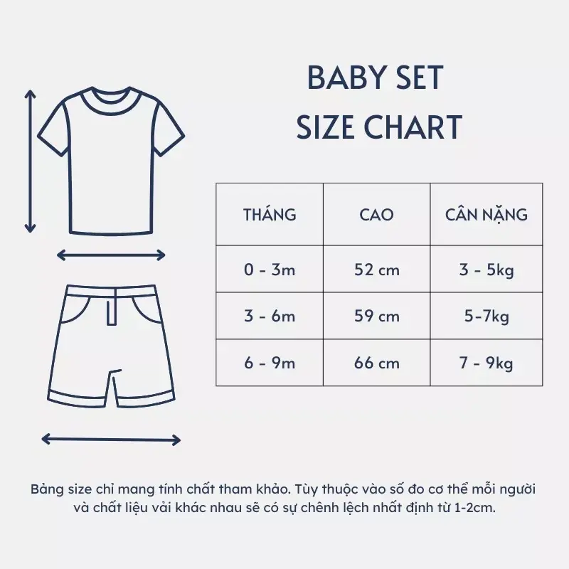 (Set 3 - 5) Bộ quần áo sơ sinh cộc tay màu VT in họa tiết, chất thun lạnh hàn quốc cho bé sơ sinh CL04 size 0-9 tháng set  đồ 7
