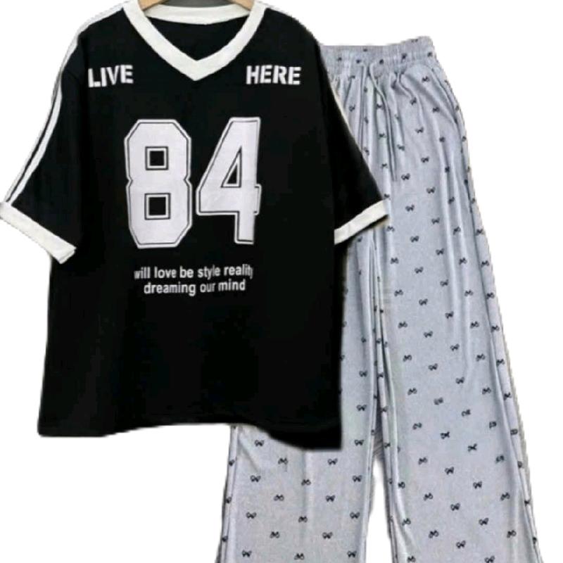 Tổng Hợp Bộ Quần Ống Rộng +Mix Áo Phông Số 84 Unisex Form Thụng Chất liệu Cotton và Da Cá Siêu Đẹp 6