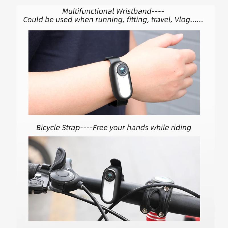 Product Introduction of Silicone Protective Case Cover for Insta360 GO 2 Wristband Backpack Bicycle Cat Collar Strap Camera Accessories 16