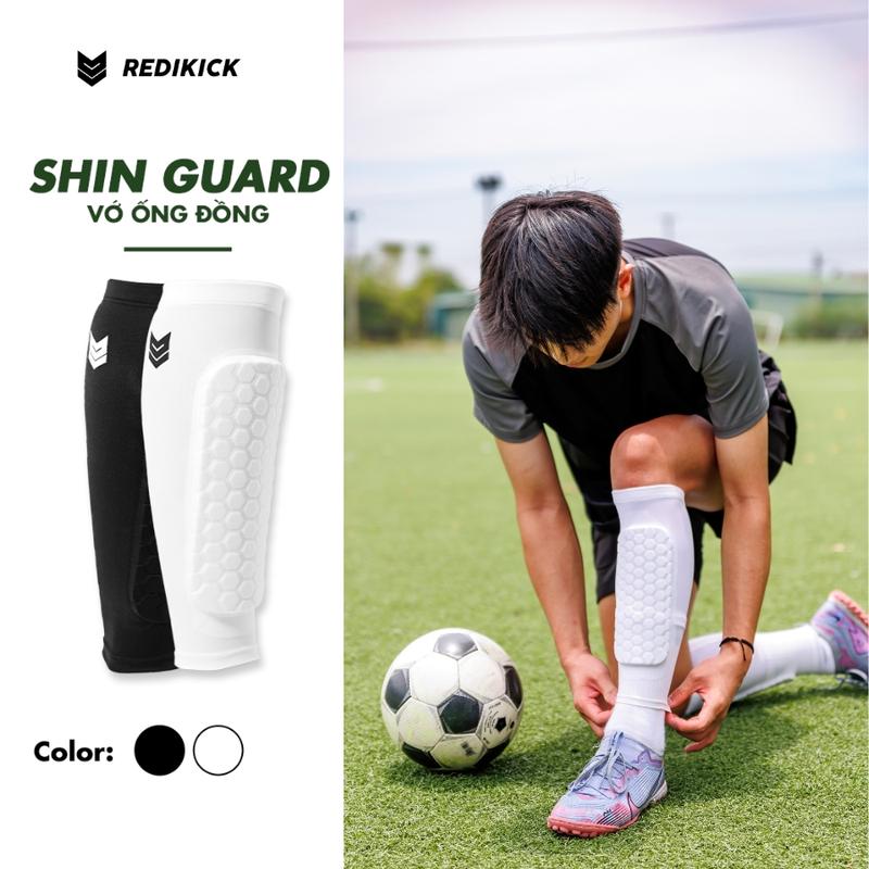 Tất bảo vệ ống đồng vớ băng ống chân Redikick có đệm chống chấn thương, chống tuột chơi Bóng đá Bóng rổ Gym Muay thái - 1 ĐÔI Phụ Kiện Sport