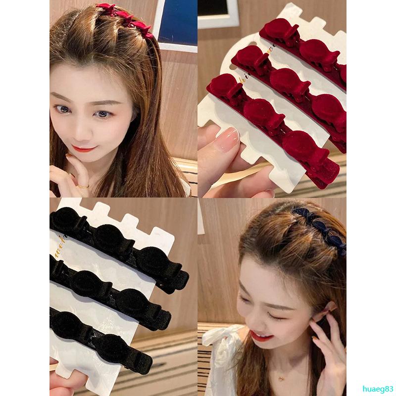 Product Introduction of huaeg83 Kẹp tóc của phụ nữ, Kẹp Tóc Bện Kẹp Tóc Mái Năm Mới Dễ Thương Cho Bé Gái-MCKES 24