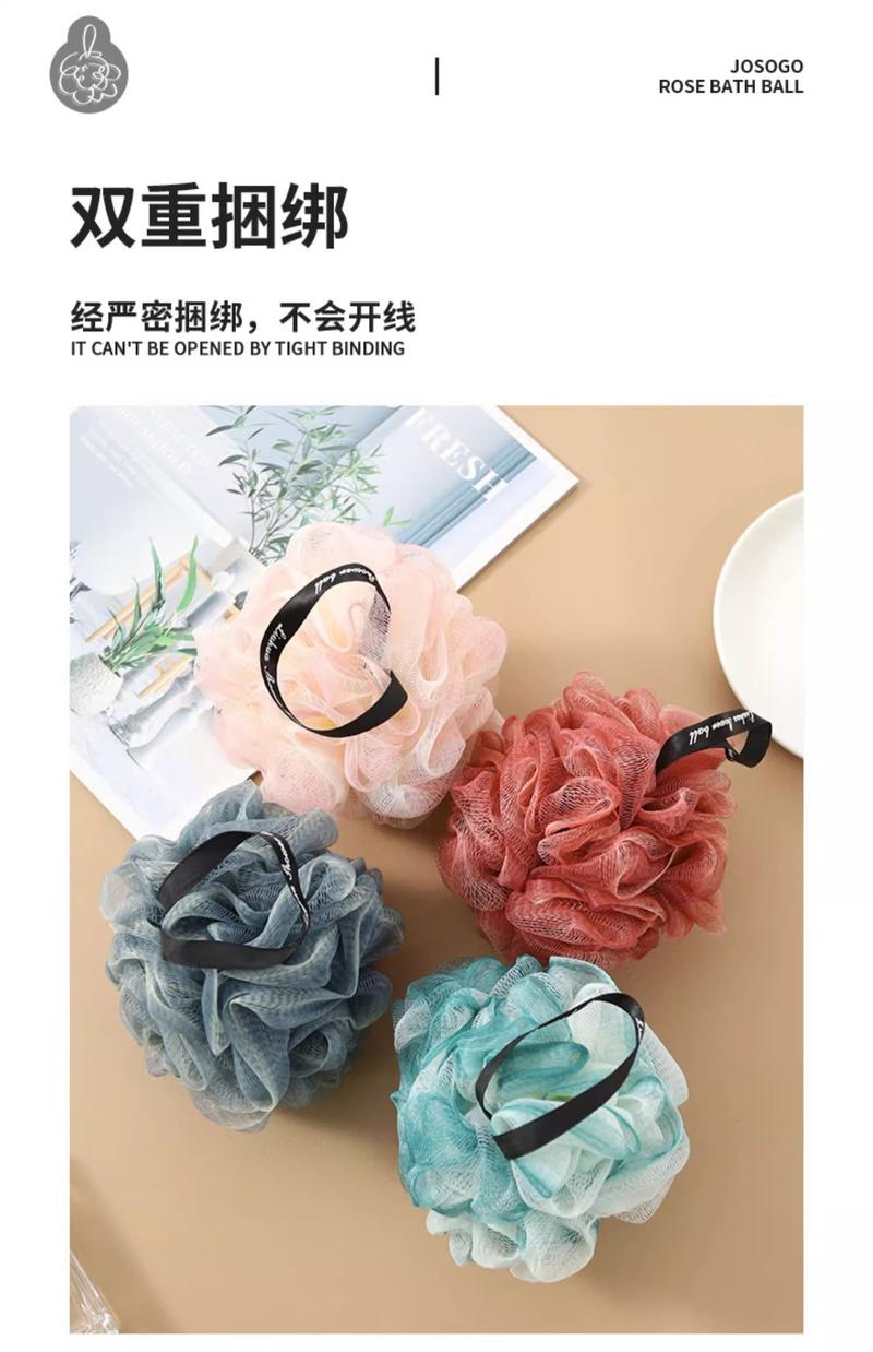Product Introduction of Bóng Tắm Ren Cao Cấp Cỡ Lớn, Bóng Hoa Tắm Siêu Mềm, Bóng Tắm Tẩy Tế Bào Chết Dụng Cụ Tắm Hữu Ích Cho Phụ Nữ 17