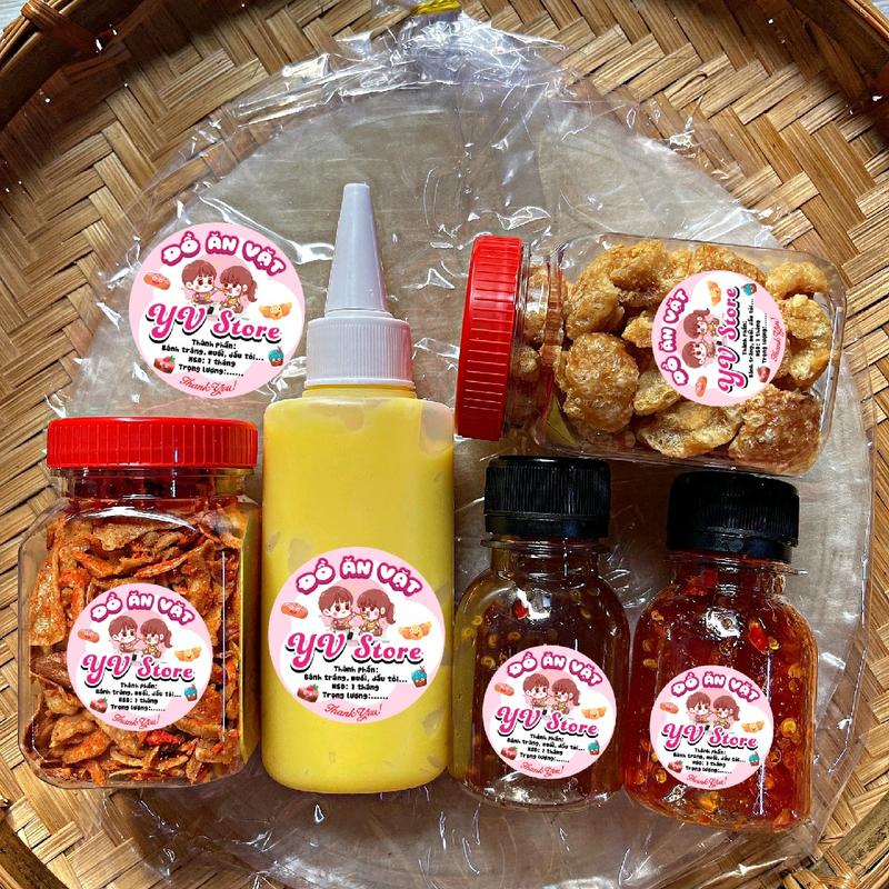 (COMBO MINI 6 MÓN) 100gr bánh tráng phơi sương  Ăn Vặt 0