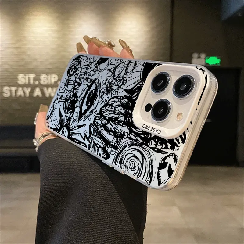 Case for Ponsel Buram IMD untuk Infinix Hot 40 Pro Hot40i 30i Smart 8 Pro Smart 7 6 5 Spark 20C Hot 10 Play 10Play 9play Spark GO 2023 P55 Kesing Luxury Black lines Premium Matte Hard Case 5