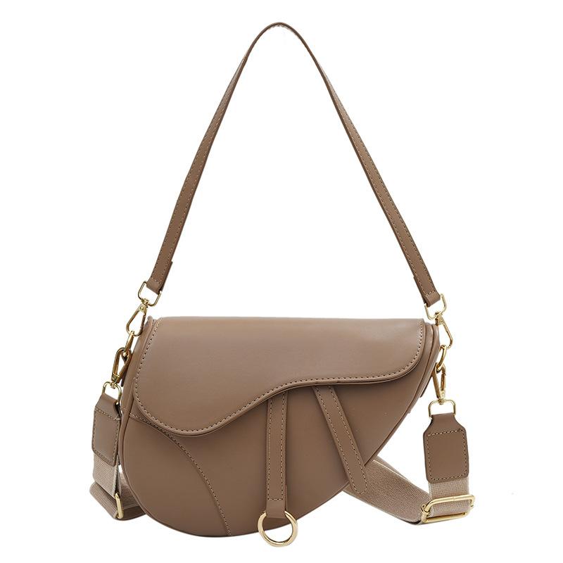 Women's Crossbody New Fashion Pouches High-End Fashion Exquisite One-Shoulder Versatile Saddle Bag Shoulder Bag 7