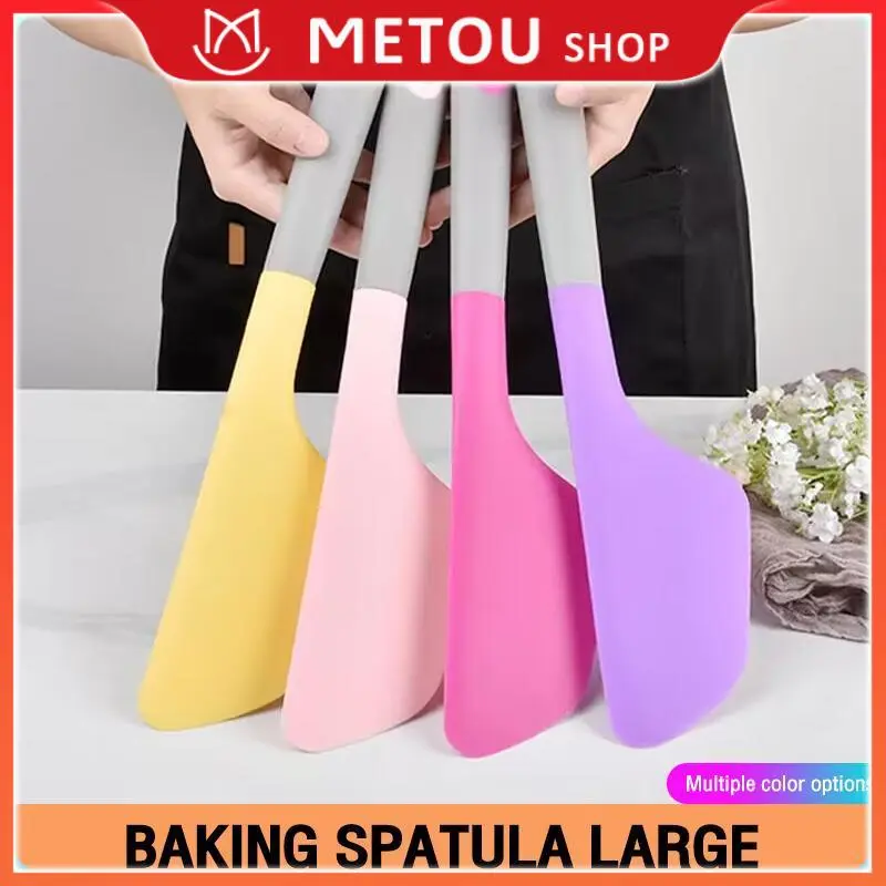 METOU Baking silicone scraper, large cream jam cake scraper baking tools