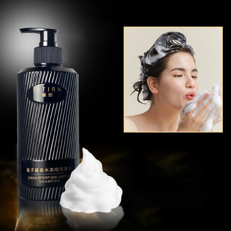 Dầu gội, dầu xả với chiết xuất trứng cá muối, 400ml giúp tóc mềm mại, bồng bềnh mềm mượt, lưu hương 6