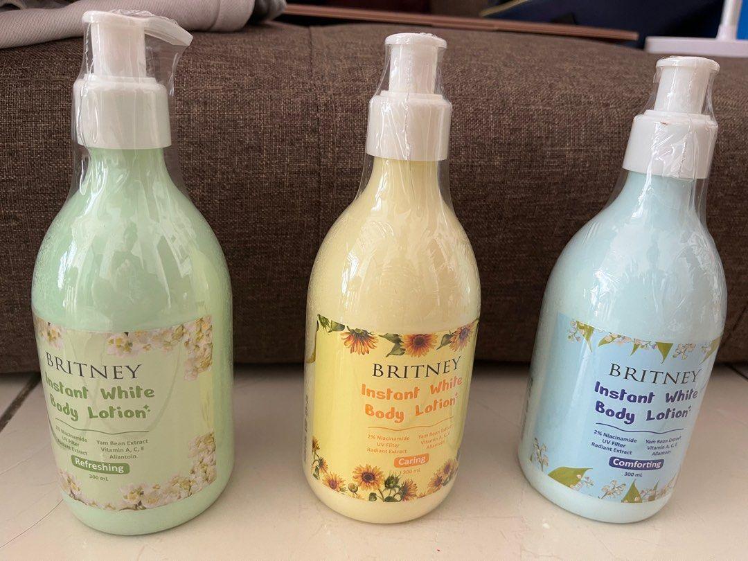 Britney Body Lotion Instant White 300ml - Losion Pelembab Mencerahkan Kulit Tubuh Britney Body Lotion Instant White 300ml - Losion Pelembab Mencerahkan Kulit Tubuh