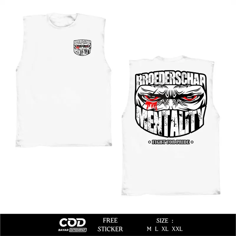 Kaos Singlet Pshw Broederschap Mentality Fight For Pride 5