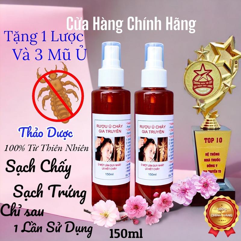 ComBo 2 Chai Thảo Dược Ủ Chấy Chí. Dầu Gội Diệt Chấy Chí . Hết Chấy Sạch Trứng [Hàng Công Ty]. Số Lượng 1 Chai Dung Tích 150ml. Dầu Gội Chí Chấy Chính Hãng Hữu cơ