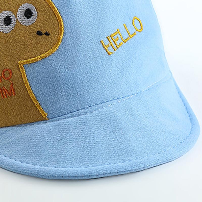 Product Introduction of Kids Boys Girls Baseball Cool Breathable Hats Cartoon Animal Pattern Peaked Cap Sun Protection Cap Sunscreen Sun Visor Hat 1-4 Years Old Kid 23