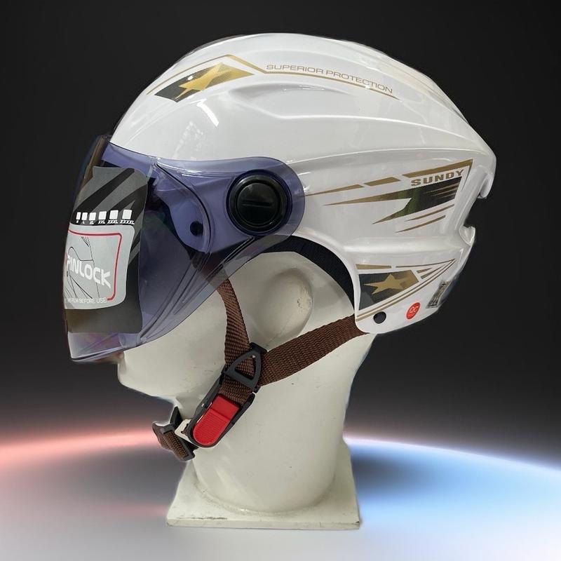 Mũ bảo hiểm nam Sundy A25KD kính dài kiểu thể thao - Helmet Phụ Kiện