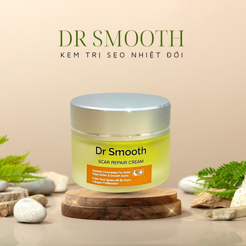 Kem trị sẹo nhiệt đới Dr Smooth 15ml - Trị sẹo lồi sẹo lõm sẹo lâu năm