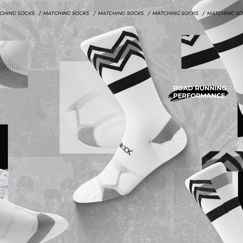  Combo Tất vớ Thể thao Redikick Spark Socks tất cổ cao Chạy Bộ Bóng Rổ Pickleball Gym - Sản phẩm thể thao - Sport 