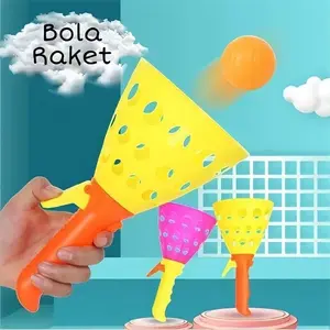 MAINAN ANAK LEMPAR TANGKAP BOLA YG6 BOLA RAKET BALL FUN GAME /family game /mainan anak /mainan murah/BALL FUN GAME THROW DAN CATCH