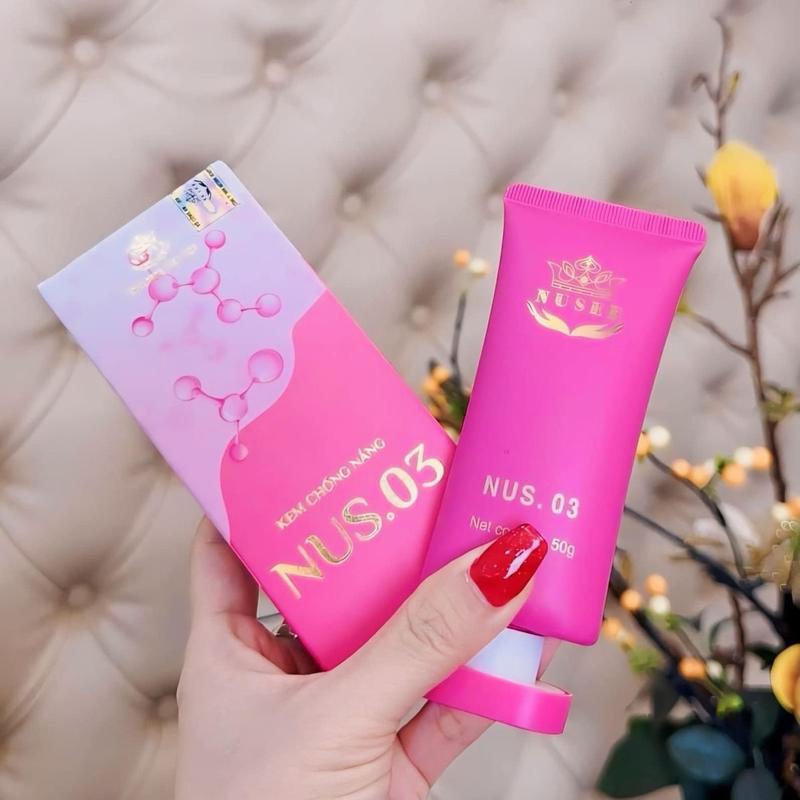  Kem chống nắng mộc Mỹ nhân 50g mẫu mới nus 03 Dưỡng da SPF 50 
