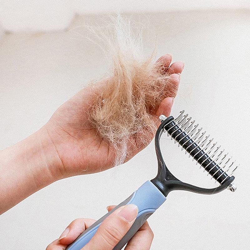 Product Introduction of Professional Pet Brush Dog Hair Remover Pet Fur Knot Cutter Puppy Cat Comb Brushes Dogs Grooming Shedding Supplies 8