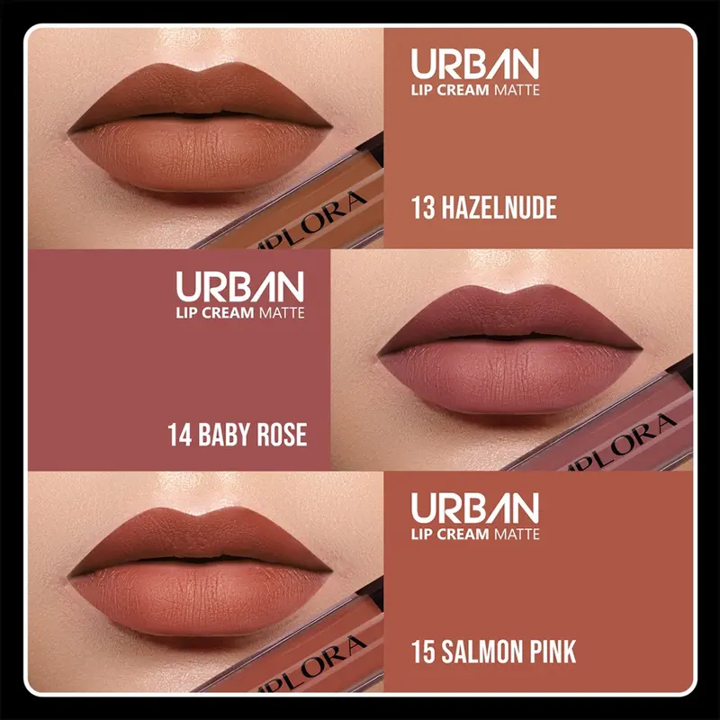 ❤ AURORA ❤ IMPLORA ️BPOM Urban Lip Cream Matte Velvet ( lipcream Lipstick Lipstik ) 3