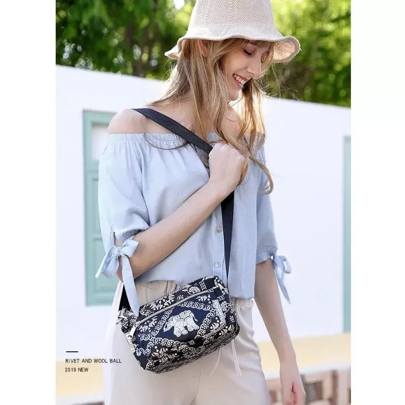 TAS SALEMPANG CHIBAO 0071 2 MOTIF LUKIS IMPORT UK 22x11x15 6
