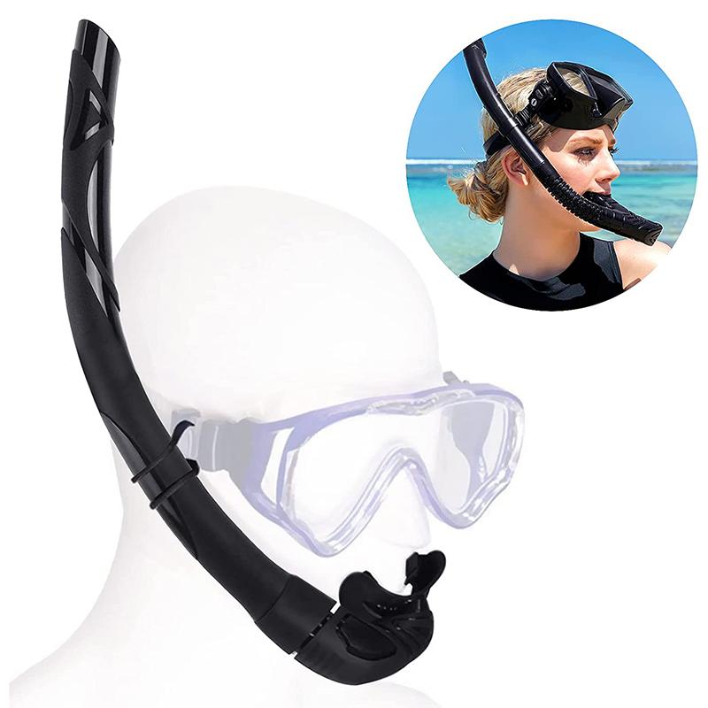 Product Introduction of Profissional Scuba Snorkel Tube Portable Dry Snorkel Wet Scuba Diving Equipment For Pool Swimming Diving Snorkeling Easy-Breath 12
