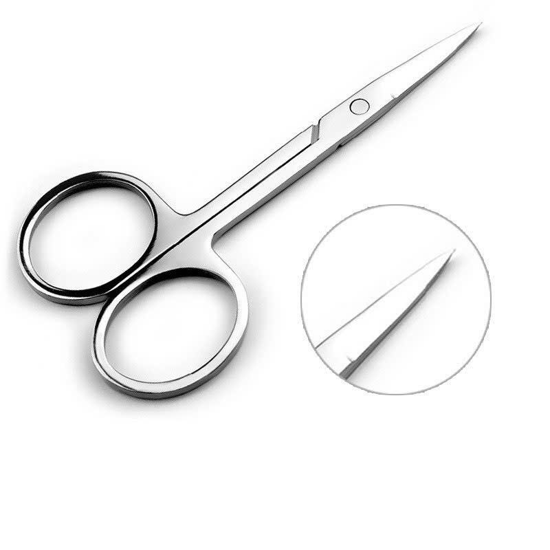 Kéo Tỉa Lông Mày KT9 Bo Tròn Đầu Kéo Mũi Cắt Mảnh Mai - Trang Điểm