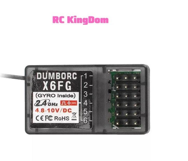 Tay điều khiển DumboRC X6 ( 6 kênh ) sóng 500m cho xe và tàu điểu khiển 8