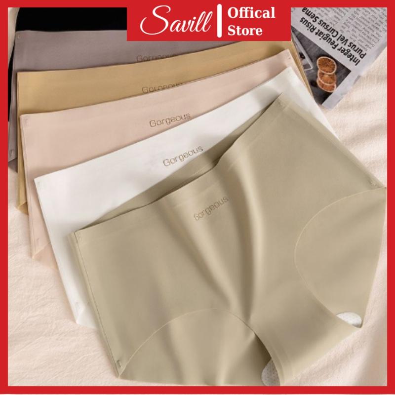 Quần Lót Nữ Su Lạnh Màu Basic Dễ Phối, Quần Chip Nữ Cao Cấp Đáy Có Lót Kháng Khuẩn SAVILL L057 Women Cạp Cao
