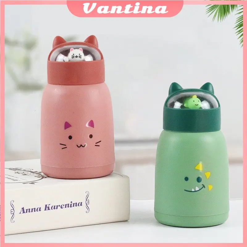 BOTOL MINUM KACA 360ML BOTOL MINUM ANAK KARAKTER LUCU BOTOL MINUM TERMOS BPA FREE 5