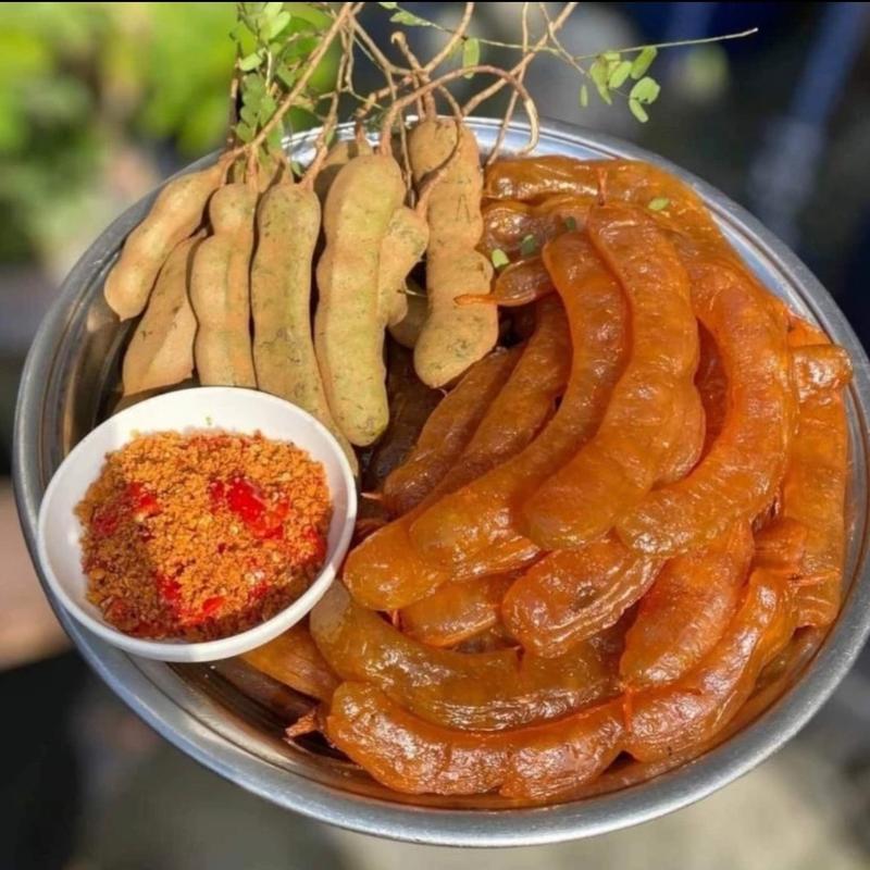 Me rim muối ớt tách hạt - chua cay mặn ngọt thanh - Kèm muối ( tất cả đều tặng muối )