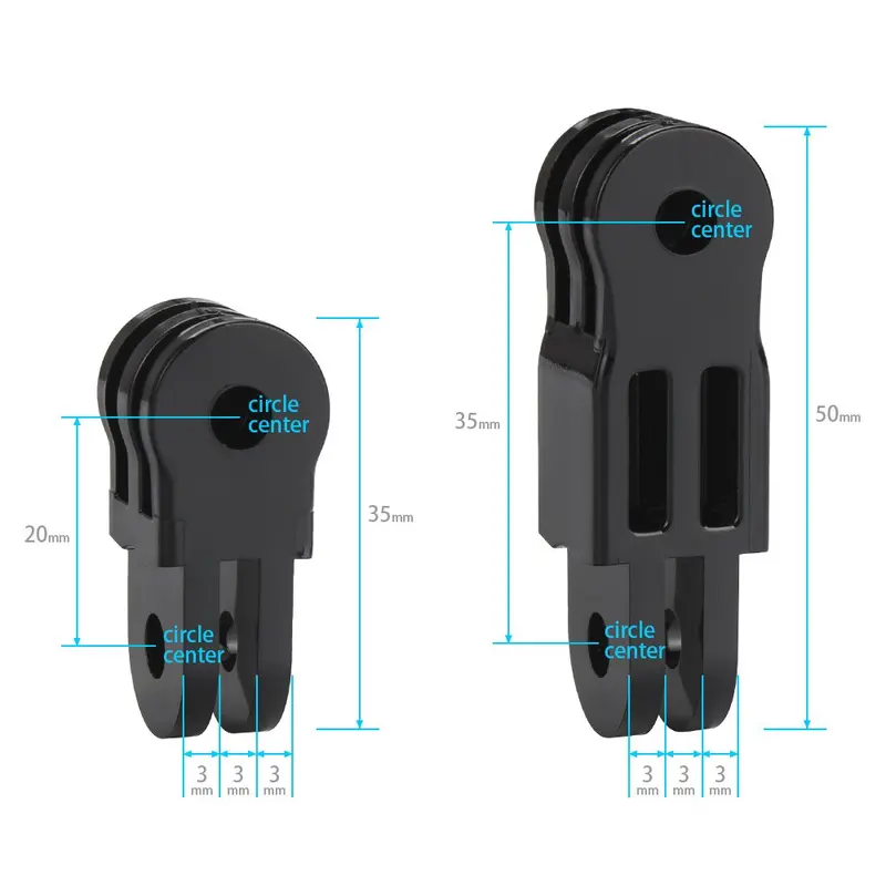 Phụ kiện thanh đổi hướng ngắn cho máy quay hành động GoPro, Sjcam, Yi Action, Osmo Action 4
