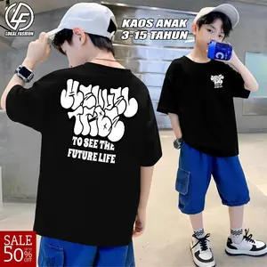 Baju Anak Atasan Anak Heuvel Tribe T-Shirt To See Blue Kaos Pria Kaos Distro Anak Laki laki / Perempuan 3-12thn