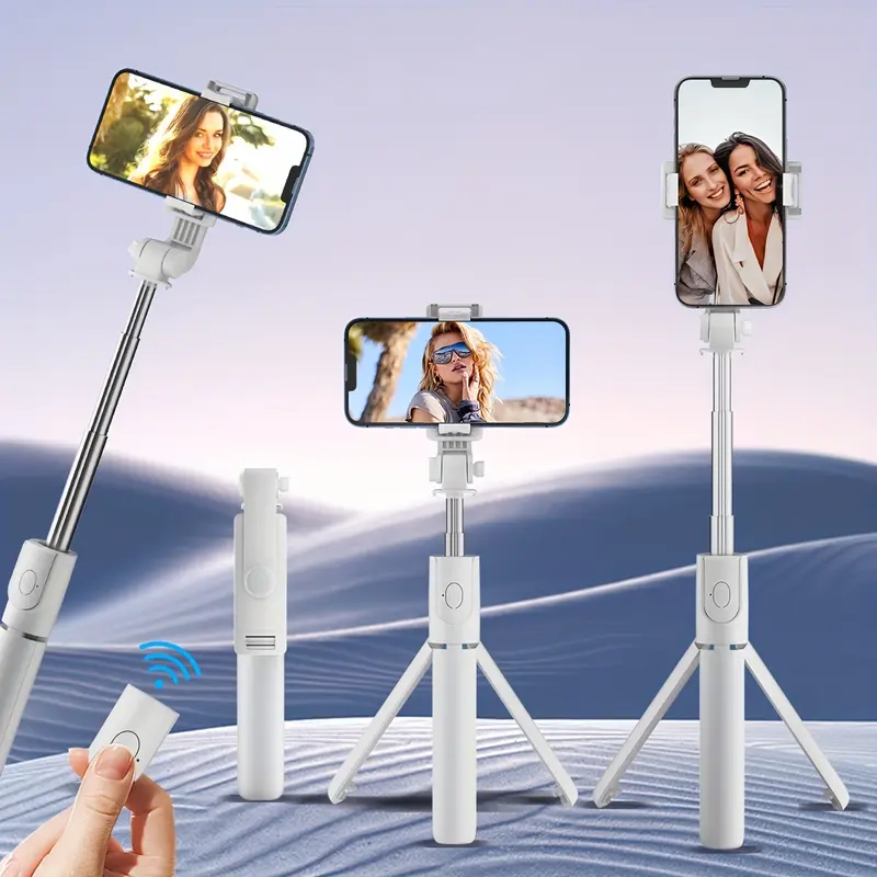 Gậy Chụp Ảnh Không Dây, Tripod Đa Năng, Điều Khiển Từ Xa Mở Rộng, Giá Đỡ Điện Thoại Di Động, Tripod Phát Sóng Trực Tiếp, Chụp Ảnh Đa Năng, Thích Hợp Cho Điện Thoại Di Động Và Điện Thoại Thông Minh, Gậy Chụp Ảnh Du Lịch Thông Dụng Selfie Phone Selfie Phone 0