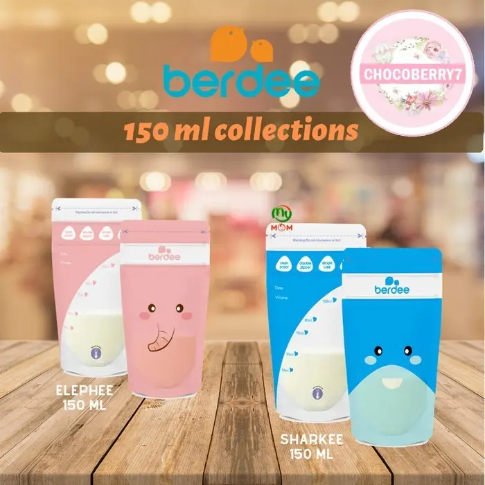 Berdee Kantong Asi 100ml 150ml Breastmilk Bags 100 ml 150 ml Kantung Penyimpanan ASIP 4
